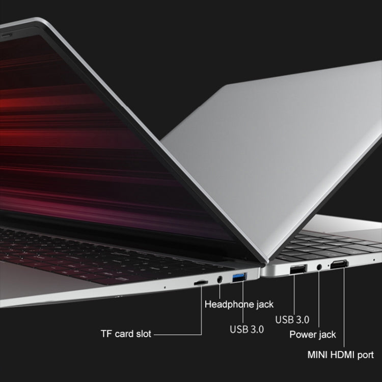 H15 15.6 inch Ultrathin Laptop, 16GB+512GB, Windows 11 Intel Processor N95 Quad Core, US Plug (Silver) - free shipping - PMc TechLife - Order now!