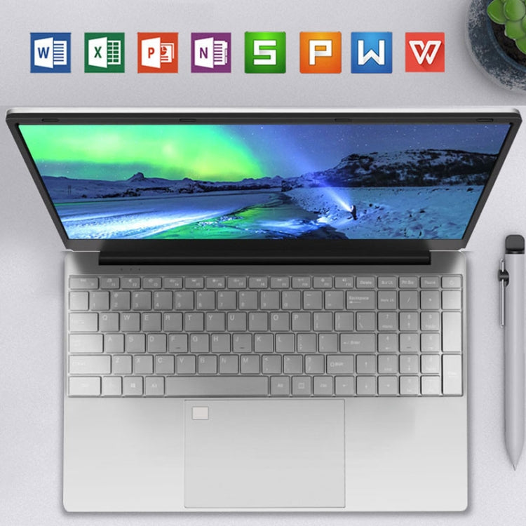 H15 15.6 inch Ultrathin Laptop, 16GB+128GB, Windows 11 Intel Celeron N5095 Quad Core, US Plug (Silver) - free shipping - PMc TechLife - Order now!
