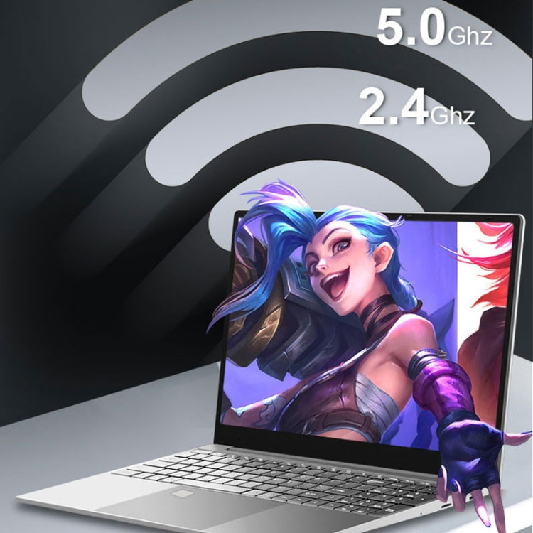 H15 15.6 inch Ultrathin Laptop, 16GB+128GB, Windows 11 Intel Celeron N5095 Quad Core, US Plug (Silver) - free shipping - PMc TechLife - Order now!