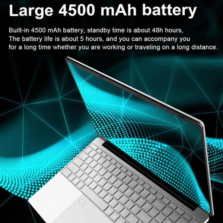 H15 15.6 inch Ultrathin Laptop, 16GB+256GB, Windows 11 Intel Celeron N5095 Quad Core, EU Plug (Silver) - free shipping - PMc TechLife - Order now!