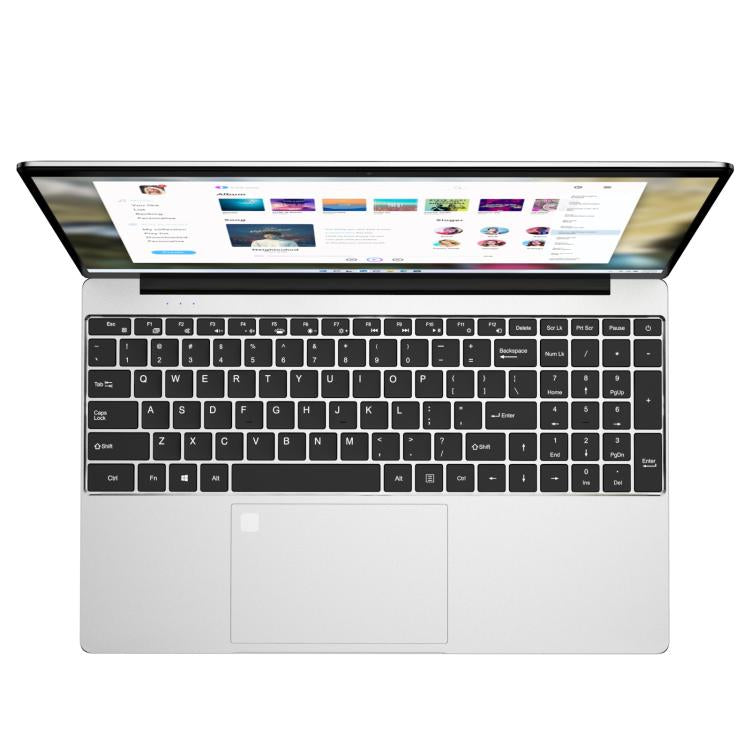 N5095 15.6 inch Laptop, 8GB+256GB, Windows 11 Intel Celeron N5095 Quad Core, Support Fingerprint Unlock, AU Plug (Silver) - free shipping - PMc TechLife - Order now!
