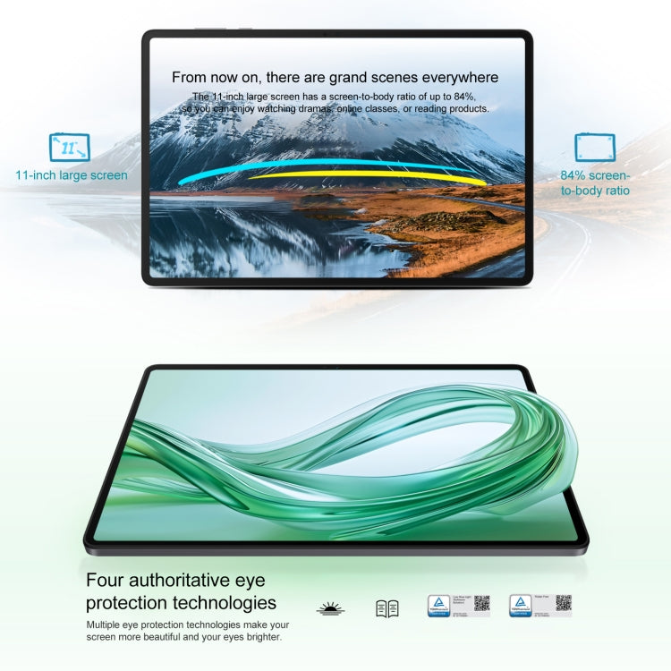 Honor Pad X9 WiFi Tablet PC, 11 inch 6GB+128GB MagicOS 8.0 Qualcomm Snapdragon 680 Octa Core (Cyan) - free shipping - PMC Jewellery - Order now!