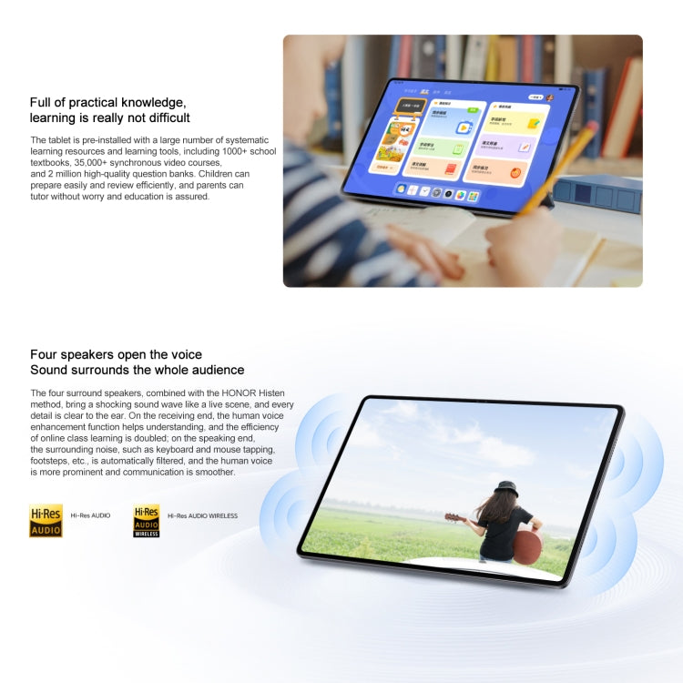 Honor Pad X9 WiFi Tablet PC, 11 inch 8GB+128GB MagicOS 8.0 Qualcomm Snapdragon 680 Octa Core (Grey) - free shipping - PMC Jewellery - Order now!