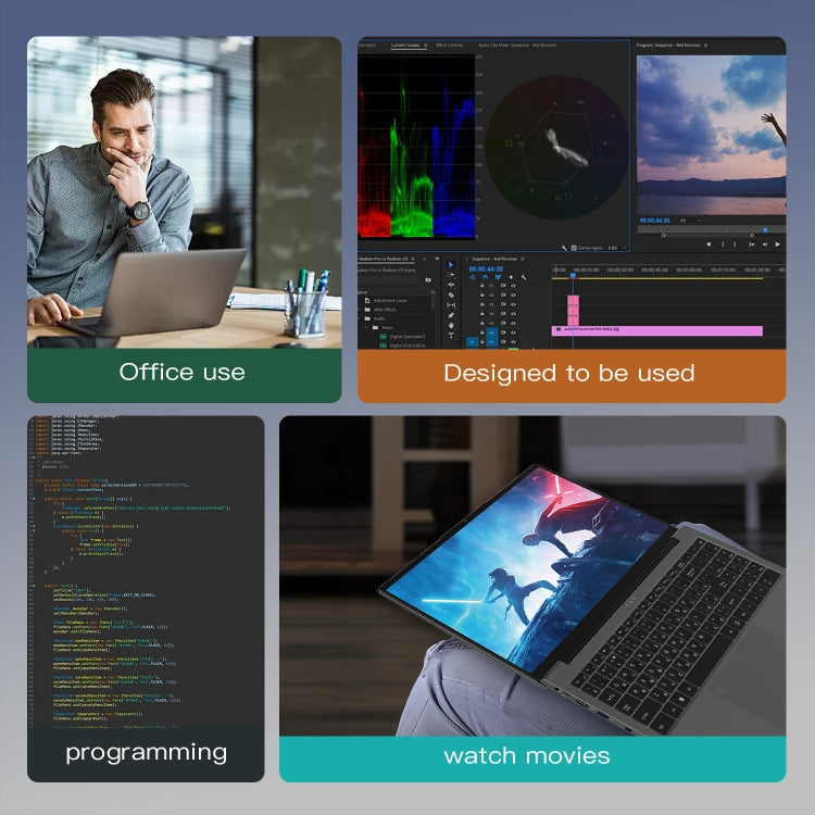 GXMO G156 15.6 inch Laptop, 16GB+512GB, Windows 11 AMD Ryzen 7 5825U Octa Core, Support Fingerprint Unlock, EU Plug - free shipping - PMc TechLife - Order now!