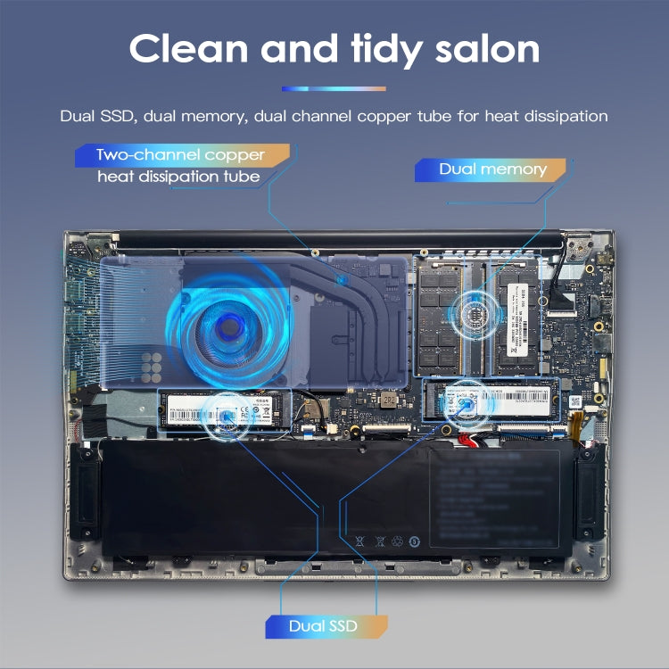 GXMO G156 15.6 inch Laptop, 16GB+512GB, Windows 11 AMD Ryzen 7 5825U Octa Core, Support Fingerprint Unlock, US Plug - free shipping - PMc TechLife - Order now!