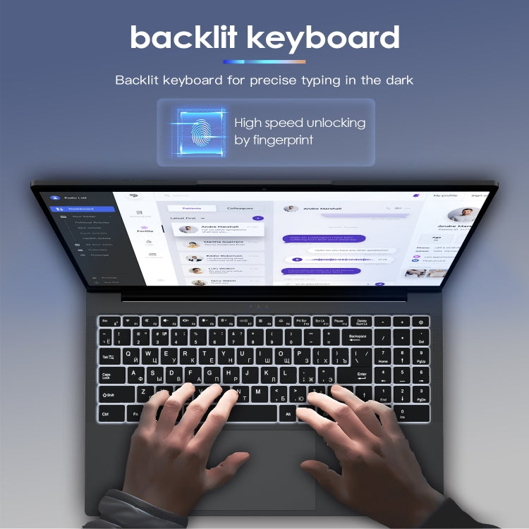 GXMO G156 15.6 inch Laptop, 16GB+512GB, Windows 11 AMD Ryzen 7 5825U Octa Core, Support Fingerprint Unlock, EU Plug - free shipping - PMc TechLife - Order now!
