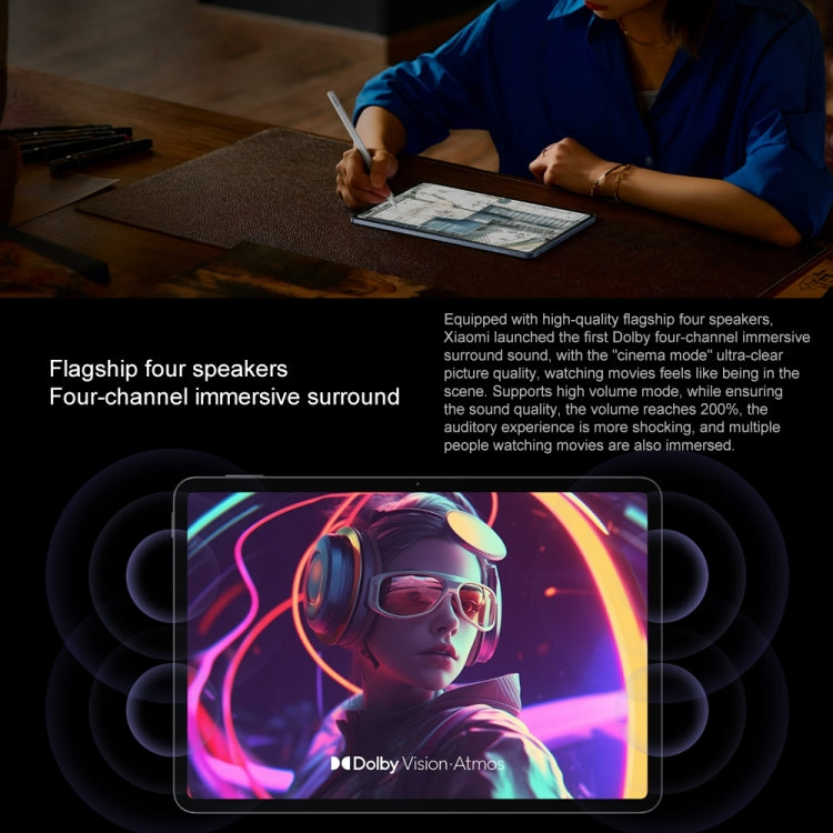 Xiaomi Pad 7 11.2 inch, 8GB+128GB, HyperOS 2 Qualcomm Snapdragon 7+ Gen3 Octa Core (Blue) - free shipping - PMc TechLife - Order now!