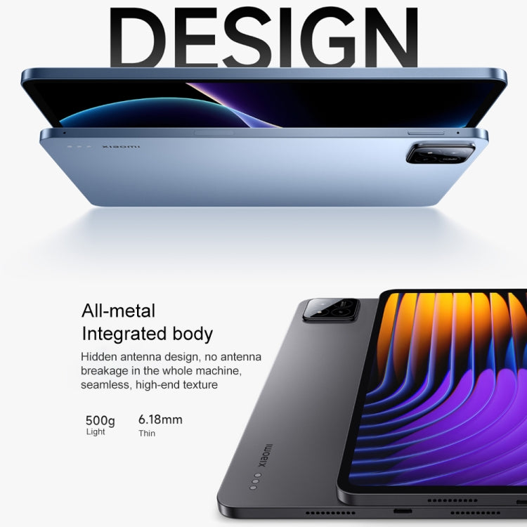 Xiaomi Pad 7 11.2 inch, 8GB+128GB, HyperOS 2 Qualcomm Snapdragon 7+ Gen3 Octa Core (Blue) - free shipping - PMc TechLife - Order now!