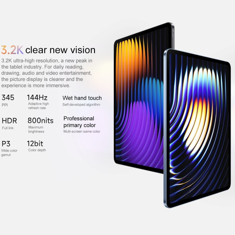 Xiaomi Pad 7 11.2 inch, 8GB+256GB, HyperOS 2 Qualcomm Snapdragon 7+ Gen3 Octa Core (Black) - free shipping - PMc TechLife - Order now!