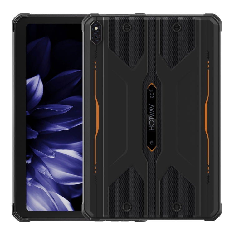 HOTWAV Tab R8 IP68/IP69K Rugged Tablet, 4GB+128GB, 10.1 inch Android 14 Unisoc T606 Octa Core 4G Network, Global Version with Google Play, EU Plug (Black+Orange) - free shipping - PMC TechLife - Order now!