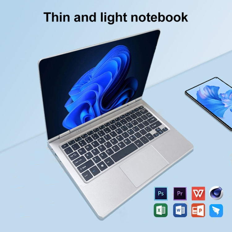 11.6 inch Touch Screen Yoga Laptop, 6GB+256GB, Windows 11 Intel Celeron N4020 Dual Core, US Plug - free shipping - PMc TechLife - Order now!