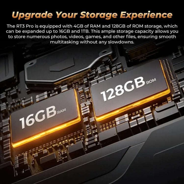 OUKITEL RT3 Pro 4G Network IP68/IP69K Rugged Tablet, 4GB+128GB, 8.0 inch Android 14 MediaTek G81 Octa-Core Support Dual SIM, EU Plug (Black) - free shipping - PMC Jewellery - Order now!