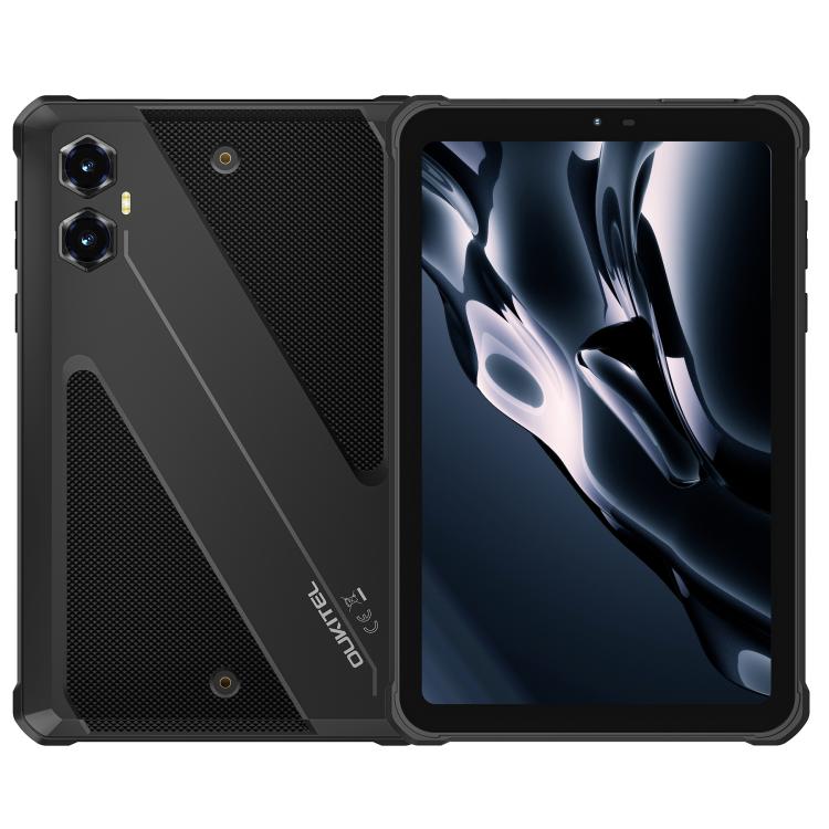 OUKITEL RT3 Plus 4G Network IP68/IP69K Rugged Tablet, 4GB+128GB, 8.0 inch Android 15 MediaTek G81 Octa-Core Support Dual SIM, EU Plug (Black) - free shipping - PMC TechLife - Order now!