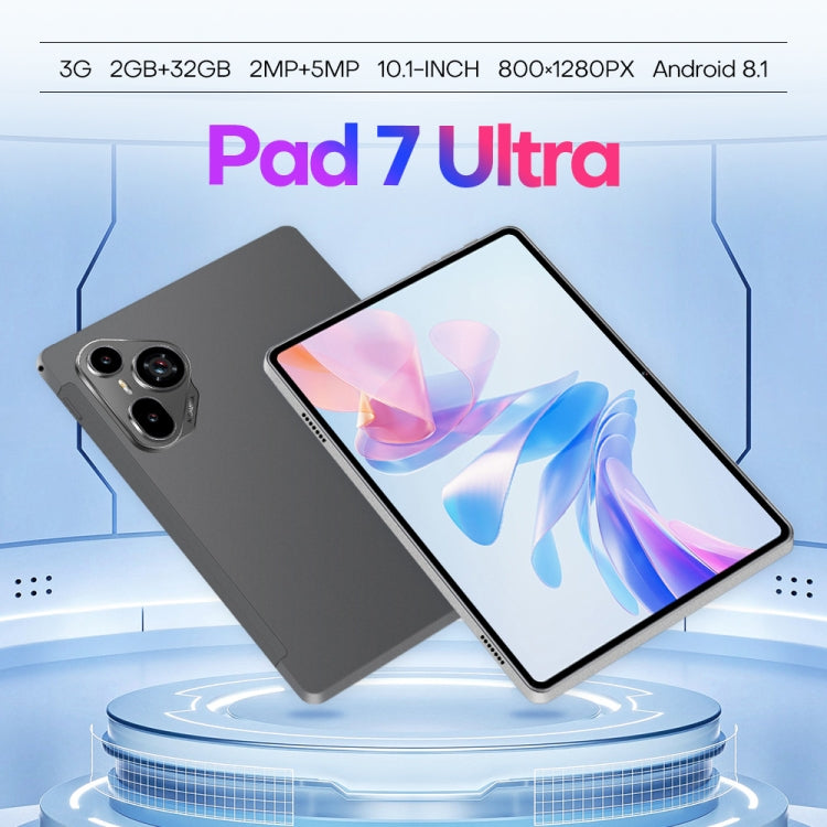 Pad7 Ultra 10.1 inch 3G Phone Call Tablet PC, 2GB+32GB, Android 8.1 MTK6737 Quad Core, EU Plug (Black) - free shipping - PMc TechLife - Order now!