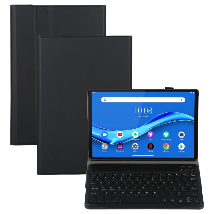 AM10S Detachable Bluetooth Backlight Keyboard Ultrathin Horizontal Flip Leather Tablet Case with Holder for Lenovo M10 Plus 10.3 inch X606F(Black) - Lenovo Keyboard by PMC Jewellery | Online Shopping South Africa | PMC Jewellery