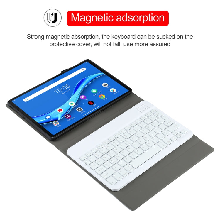 AM10S Detachable Bluetooth Backlight Keyboard Ultrathin Horizontal Flip Leather Tablet Case with Holder for Lenovo M10 Plus 10.3 inch X606F(Rose Gold) - Lenovo Keyboard by PMC TechLife | Online Shopping South Africa | PMC TechLife