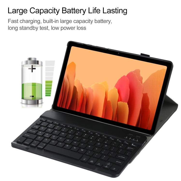 A500S Detachable Bluetooth Backlight Keyboard Ultrathin Horizontal Flip Leather Tablet Case with Holder for Samsung Galaxy Tab A7 10.4 (2020) T500 / T505(Black) - Samsung Keyboard by PMC TechLife | Online Shopping South Africa | PMC TechLife