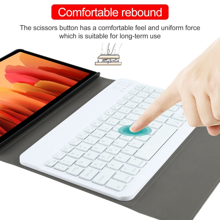 A500S Detachable Bluetooth Backlight Keyboard Ultrathin Horizontal Flip Leather Tablet Case with Holder for Samsung Galaxy Tab A7 10.4 (2020) T500 / T505(Gold) - Samsung Keyboard by PMC TechLife | Online Shopping South Africa | PMC TechLife