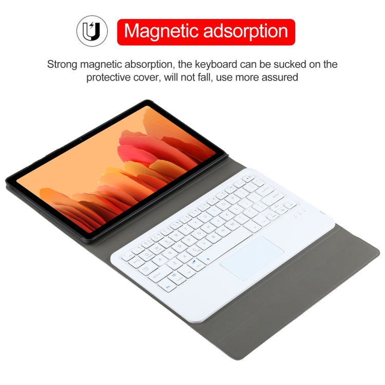 A500-A Detachable Bluetooth Keyboard Ultrathin Horizontal Flip Leather Tablet Case with Touchpad & Holder for Samsung Galaxy Tab A7 10.4 (2020) T500 / T505(Rose Gold) - Samsung Keyboard by PMC TechLife | Online Shopping South Africa | PMC TechLife | Buy Now Pay Later Mobicred