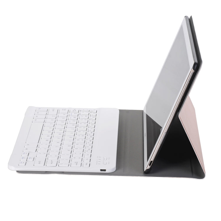 Detachable Bluetooth Keyboard Ultrathin Horizontal Flip Leather Tablet Case for Huawei MediaPad M5 10.8 inch, with Holder(Gold) - Huawei Keyboard by PMC TechLife | Online Shopping South Africa | PMC TechLife | Buy Now Pay Later Mobicred