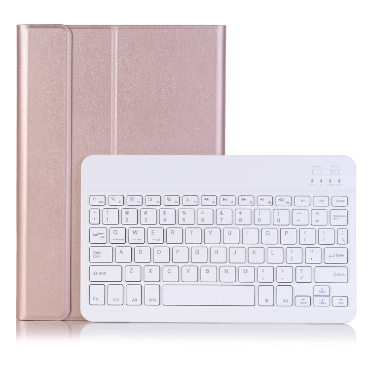 Detachable Bluetooth Keyboard Ultrathin Horizontal Flip Leather Tablet Case for Huawei MediaPad M5 / M5 Pro 10.8 inch, with Holder(Rose Gold) - Huawei Keyboard by PMC TechLife | Online Shopping South Africa | PMC TechLife | Buy Now Pay Later Mobicred
