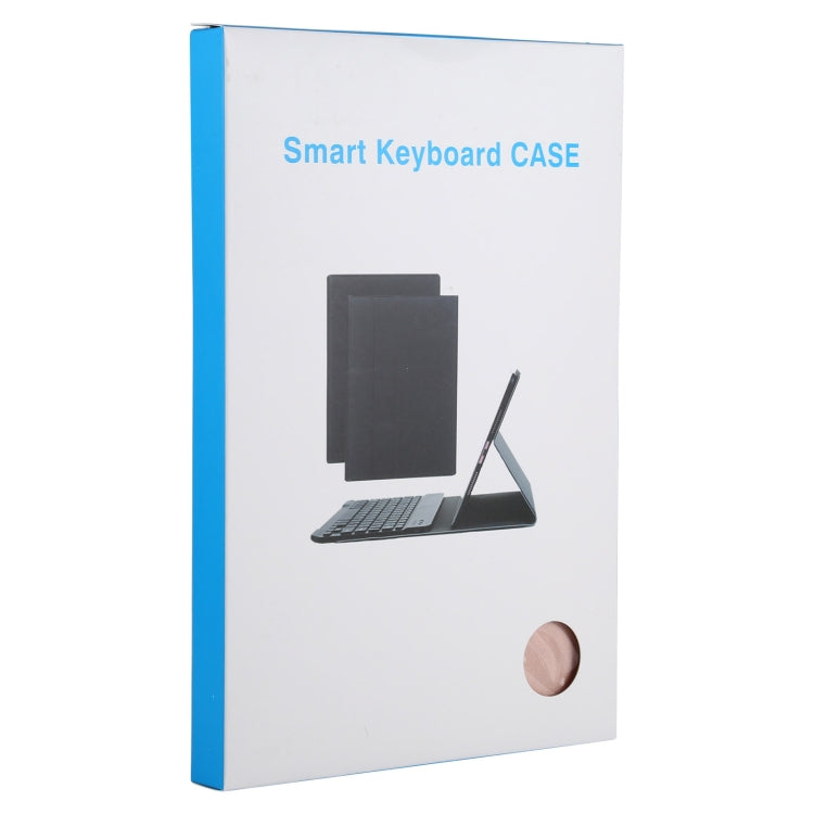 AM13 2 in 1 Removable Bluetooth Keyboard + Protective Leather Tablet Case with Holder for Lenovo Tab P11 Pro (TB-XJ706F)(Rose Gold) - Lenovo Keyboard by PMC TechLife | Online Shopping South Africa | PMC TechLife