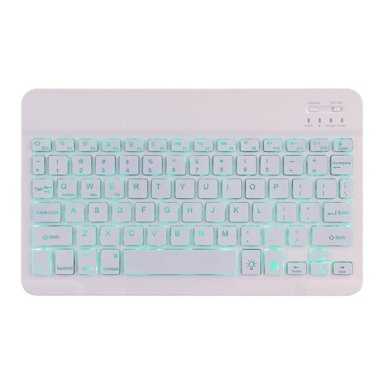 DY-M10ReL-S 2 in 1 Removable Bluetooth Keyboard + Protective Leather Tablet Case with Backlight & Holder for Lenovo Tab M10 FHD REL(Gold) - free shipping - PMC TechLife - Order now!