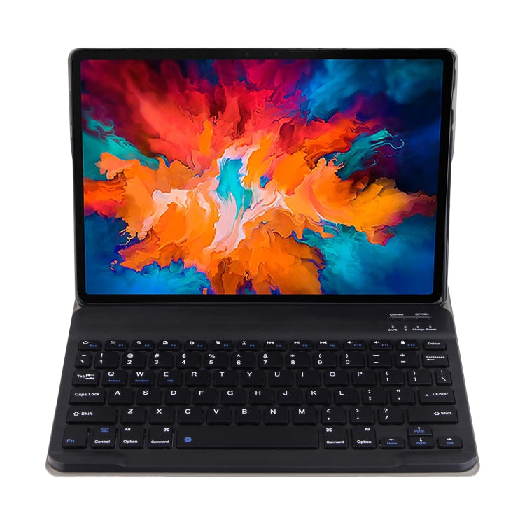 DY-P10 2 in 1 Removable Bluetooth Keyboard + Protective Leather Tablet Case with Holder for Lenovo Tab P10 10.1 inch(Black) - Lenovo Keyboard by PMC TechLife | Online Shopping South Africa | PMC TechLife