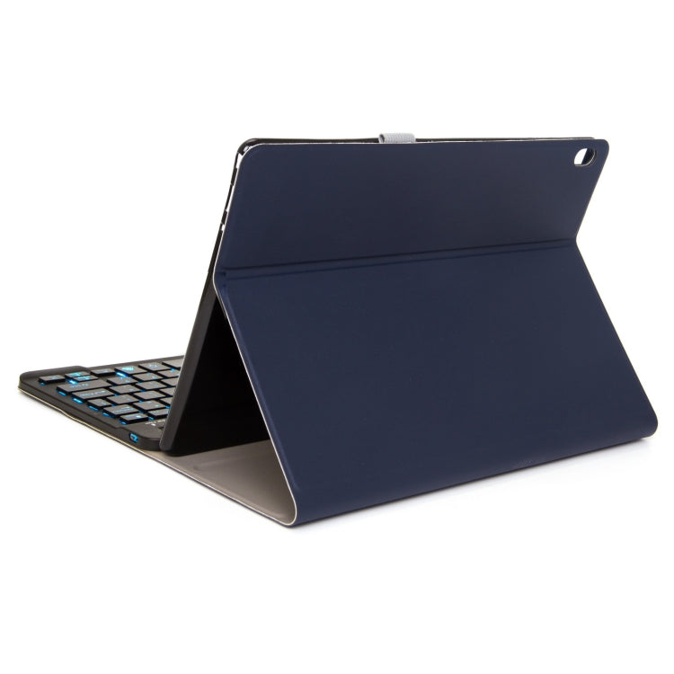 DY-P10 2 in 1 Removable Bluetooth Keyboard + Protective Leather Tablet Case with Holder for Lenovo Tab P10 10.1 inch(Blue) - Lenovo Keyboard by PMC TechLife | Online Shopping South Africa | PMC TechLife