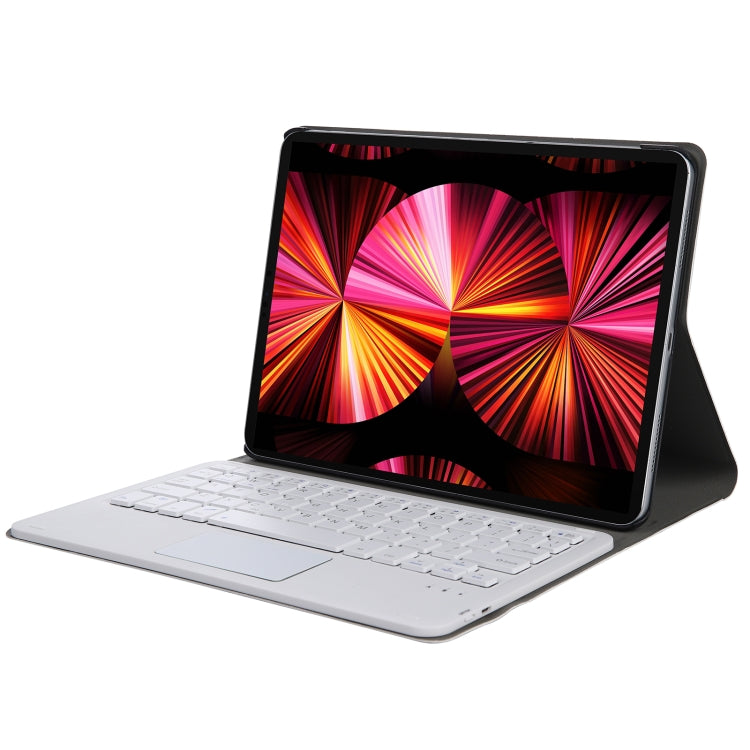 A11-A 2 in 1 Removable Bluetooth Keyboard + Protective Leather Tablet Case with Touchpad & Holder for iPad Pro 11 2022 / 2021 / Air 5 / Air 4(Rose Gold) - For iPad Pro by PMC TechLife | Online Shopping South Africa | PMC TechLife | Buy Now Pay Later Mobicred