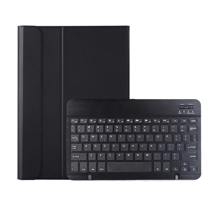 AK10 2 in 1 Detachable Bluetooth Keyboard + Lambskin Texture TPU Protective Leather Tablet Case with Holder for Lenovo Qitian K10 TB-X6C6X(Black) - Lenovo Keyboard by PMC TechLife | Online Shopping South Africa | PMC TechLife