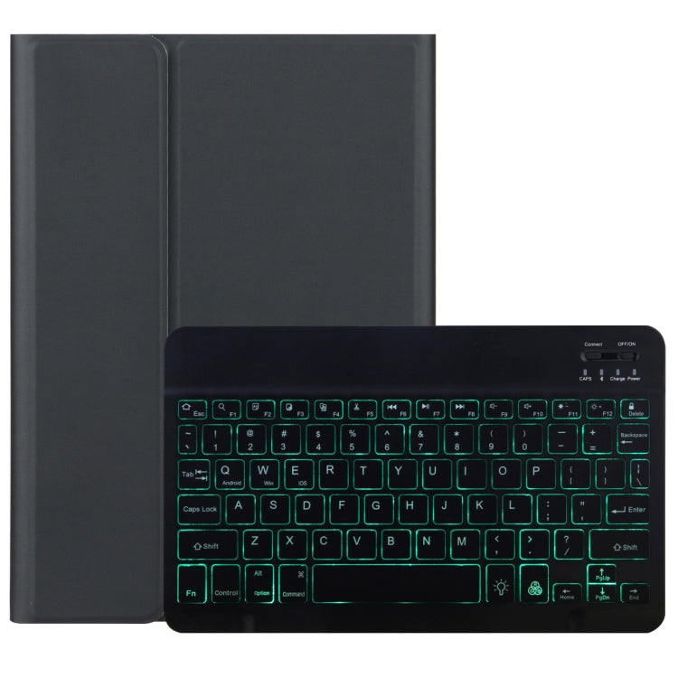 M10S 2 in 1 Removable Bluetooth Keyboard + Leather Tablet Case with Backlight & Holder for Lenovo Tab M10 TB-X505X (Black) - Lenovo Keyboard by PMC Jewellery | Online Shopping South Africa | PMC Jewellery