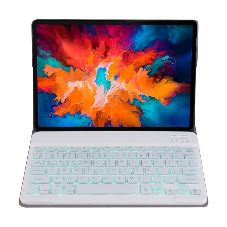 M10S 2 in 1 Removable Bluetooth Keyboard + Leather Tablet Case with Backlight & Holder for Lenovo Tab M10 TB-X505X (Gold) - Lenovo Keyboard by PMC TechLife | Online Shopping South Africa | PMC TechLife