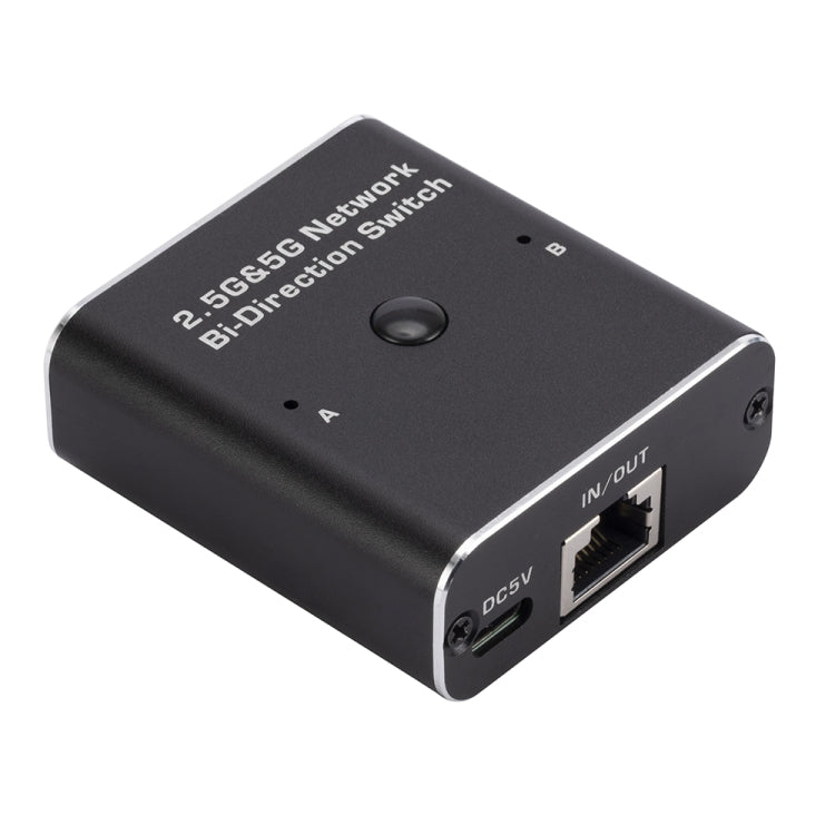 2.4GHz+5GHz RJ45 Network Bi-Direction Switch (Black) - Switch by PMC Jewellery | Online Shopping South Africa | PMC Jewellery | Buy Now Pay Later Mobicred