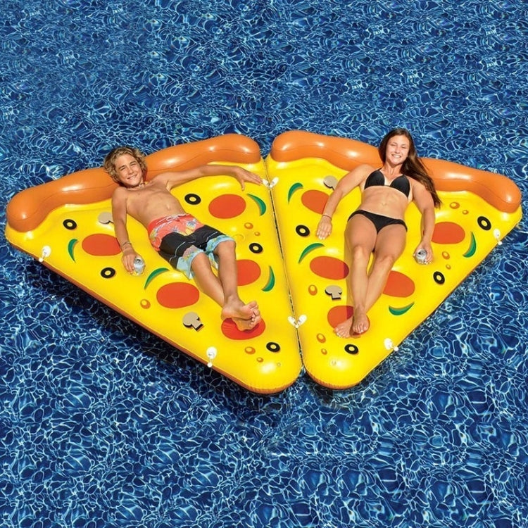 Inflatable Pizza Slice Shaped Floating Mat Swimming Ring, Inflated Size: 180 x 130cm - Swimming Rings by PMC Jewellery | Online Shopping South Africa | PMC Jewellery