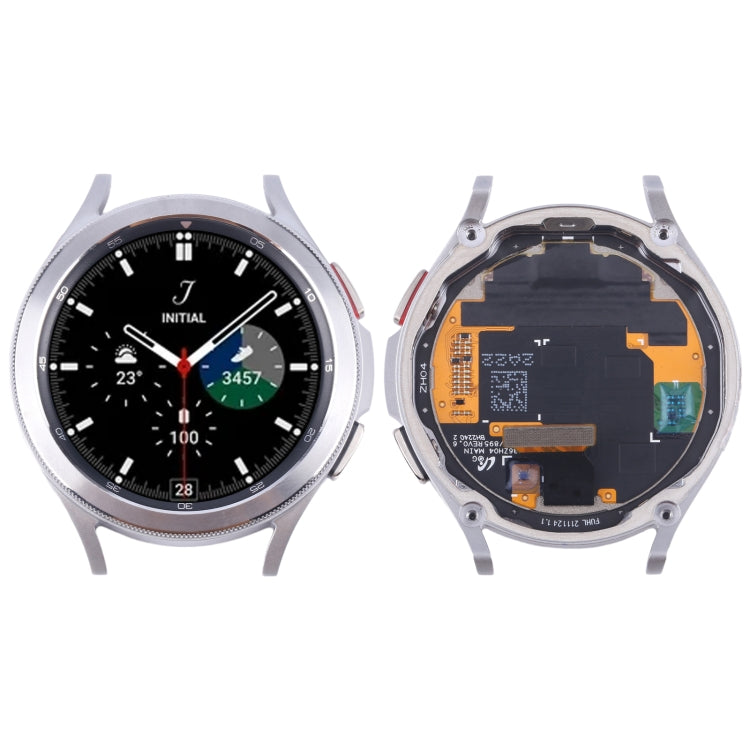Original LCD Screen Digitizer Full Assembly with Frame for Samsung Galaxy Watch4 Classic 46mm SM-R890/R895 (Silver) - free shipping - PMc TechLife - Order now!
