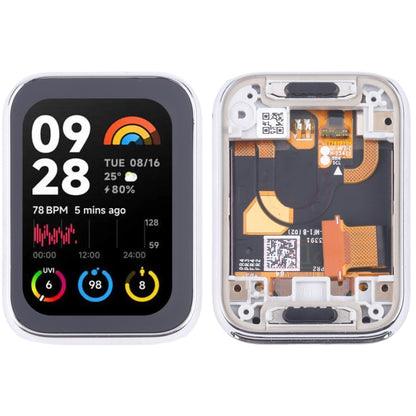 For Xiaomi Mi Band 8 Pro Original LCD Screen Digitizer Full Assembly with Frame (Silver) - For Xiaomi by PMC Jewellery | Online Shopping South Africa | PMC Jewellery | Buy Now Pay Later Mobicred