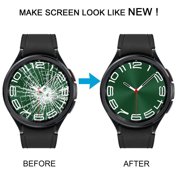 For Samsung Galaxy Watch6 Classic 47mm SM-R960/R965 Original LCD Screen Digitizer Full Assembly with Frame (Black) - free shipping - PMC TechLife - Order now!