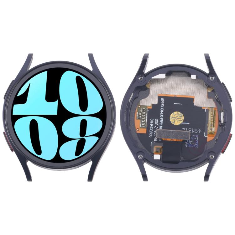 For Samsung Galaxy Watch6 40mm SM-R930/R935 Original LCD Screen Digitizer Full Assembly with Frame (Black) - free shipping - PMC TechLife - Order now!
