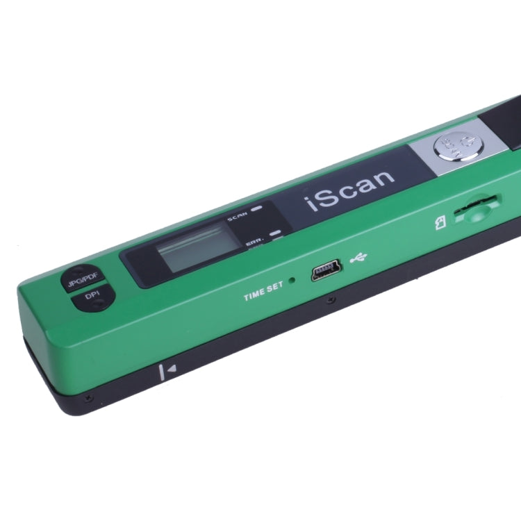 iScan01 Mobile Document Handheld Scanner with LED Display, A4 Contact Image Sensor(Green) - Portable Scanner by PMC Jewellery | Online Shopping South Africa | PMC Jewellery | Buy Now Pay Later Mobicred