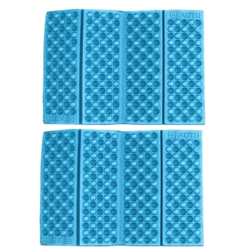 2 PCS Portable Folding Cellular Massage Cushion Outdoors Damp Proof Picnic Seat Mats EVA Pad(Blue) - Camping Mats by PMC Jewellery | Online Shopping South Africa | PMC Jewellery