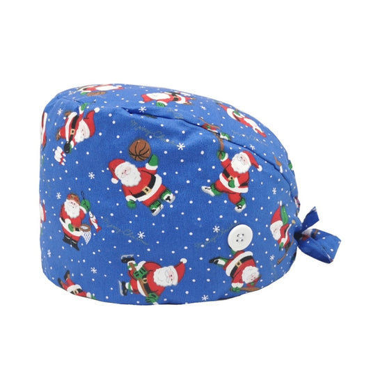 Unisex Cotton Printed Adjustable Surgical Cap (5) - Turban by PMC Jewellery | Online Shopping South Africa | PMC Jewellery