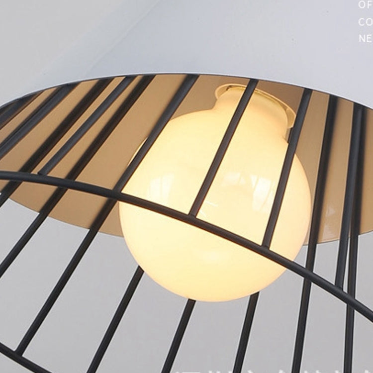 E27 Modern Lighting Iron Solid Wood Pendant Light Hanging Lamp(White) - free shipping - PMc TechLife - Order now!