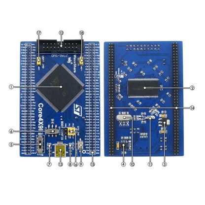 Waveshare Open429I-C Standard, STM32F4 Development Board - MCU Tools by Waveshare | Online Shopping South Africa | PMC Jewellery | Buy Now Pay Later Mobicred