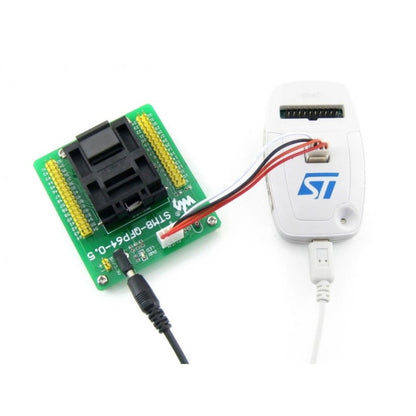 Waveshare STM8-QFP64-0.5, Programmer Adapter - MCU Tools by Waveshare | Online Shopping South Africa | PMC Jewellery | Buy Now Pay Later Mobicred