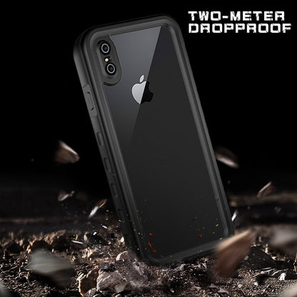 For iPhone XS Max 2m Waterproof Snowproof 2m Shockproof Dustproof PC+Silicone Case (Black) - More iPhone Cases by PMC Jewellery | Online Shopping South Africa | PMC Jewellery