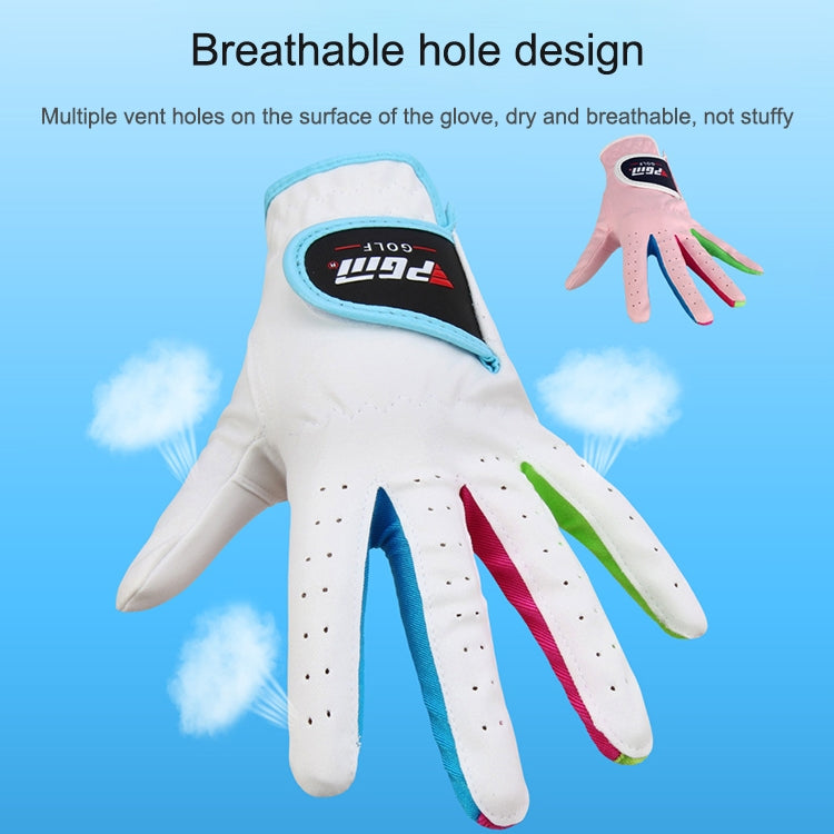 PGM One Pair Golf Microfiber Cloth Soft Comfortable Gloves for Children - Safety Gloves by PGM | Online Shopping South Africa | PMC TechLife | Buy Now Pay Later Mobicred
