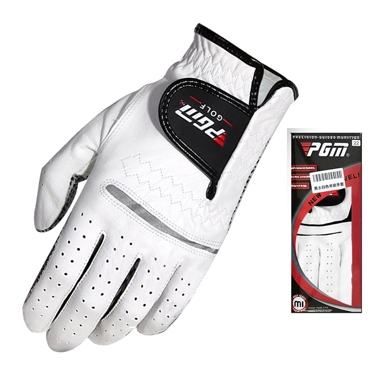 PGM Golf Sheepskin Anti-Slip Single Gloves for Men(Size: 27-Left Hand) - Safety Gloves by PGM | Online Shopping South Africa | PMC TechLife | Buy Now Pay Later Mobicred