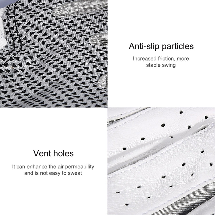 PGM Golf Sheepskin Anti-Slip Single Gloves for Men(Size: 27-Left Hand) - Safety Gloves by PGM | Online Shopping South Africa | PMC TechLife | Buy Now Pay Later Mobicred