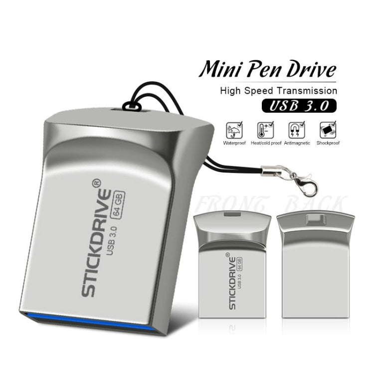 STICKDRIVE 128GB USB 3.0 High Speed Creative Metal U Disk - USB Flash Drives by STICKDRIVE | Online Shopping South Africa | PMC TechLife | Buy Now Pay Later Mobicred